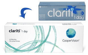 Kontaktläätsed Clariti 1 day 8.6, 30 tk. hind ja info | Kontaktläätsed | kaup24.ee