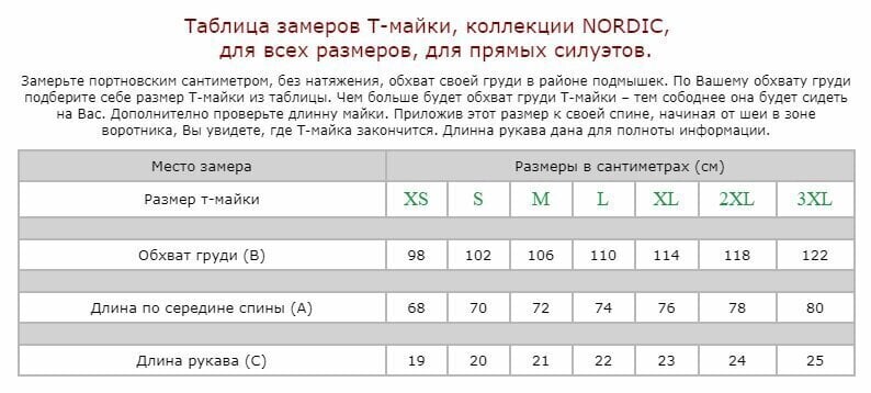 T-särk nordic lühikeste varrukate, sirge siluett ümmarguste elastne krae. Lõuendi kaal 160 g / m2. цена и информация | Meeste T-särgid | kaup24.ee