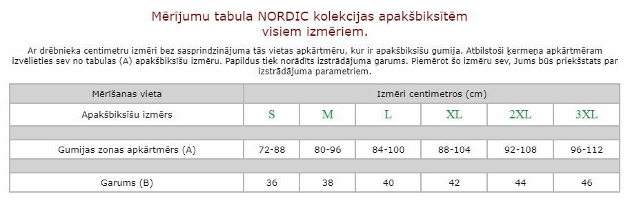 Meeste tumesinised aluspüksid (šortsid) Nordic. Klassikaline stiil. Kanga kaal on 140-150 g/m2. hind ja info | Meeste aluspesu | kaup24.ee