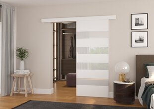 Двери для ниши ADRK Furniture Milou 86, белые цена и информация | Шкафы | kaup24.ee