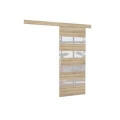 Двери для ниши ADRK Furniture Milou 96, белые/дуб цена и информация | Шкафы | kaup24.ee