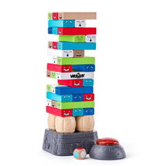 Puidust klotside torn elektroonilise magnetiga Woody, 10212 цена и информация | Развивающие игрушки | kaup24.ee