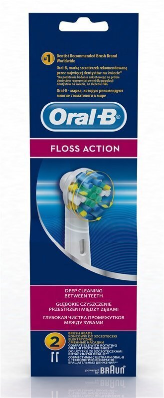 Braun EB 25-2 Oral-B FlossAction цена и информация | Elektriliste hambaharjade otsikud | kaup24.ee