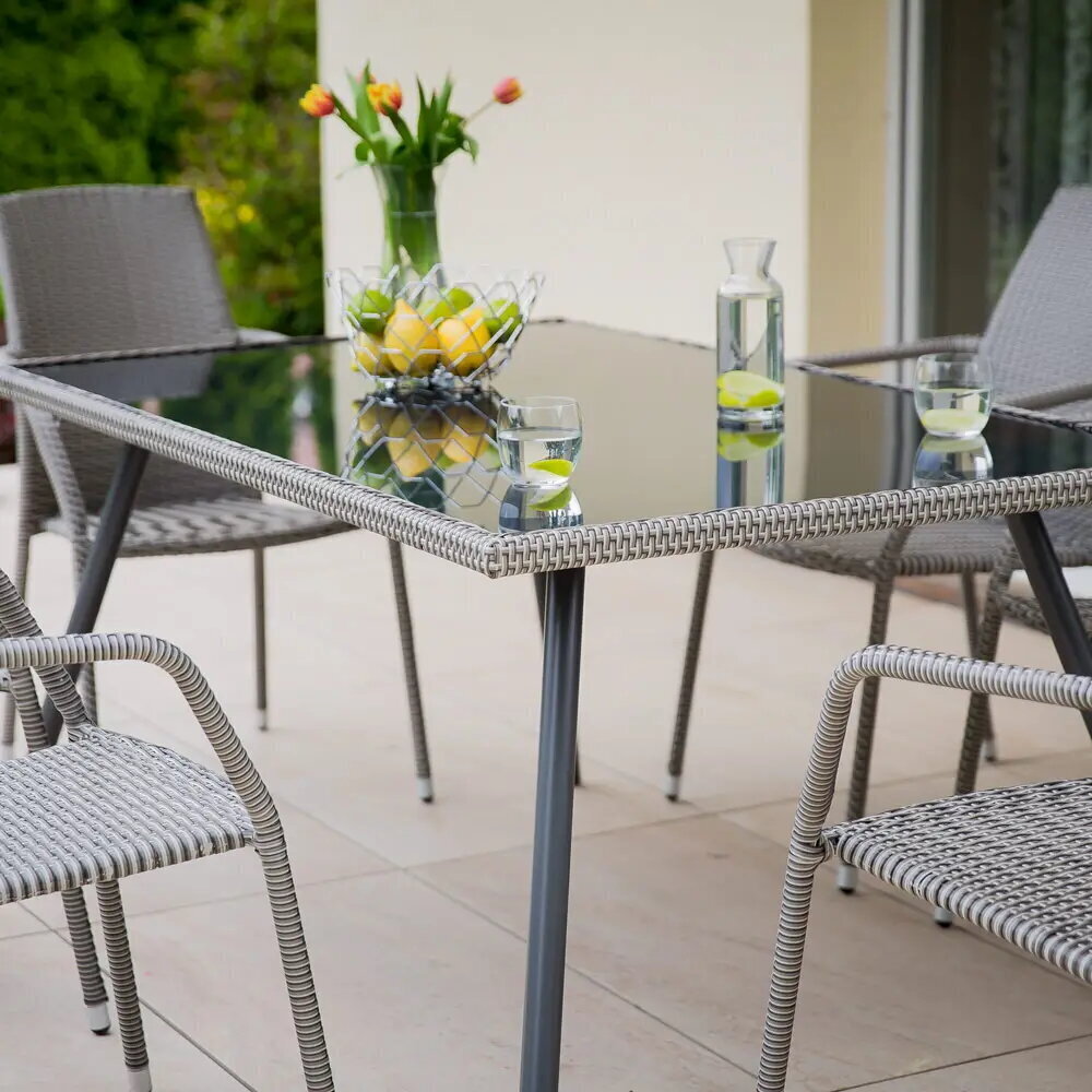 Laud Patio Lupus 150x90cm, hall hind ja info | Aialauad | kaup24.ee