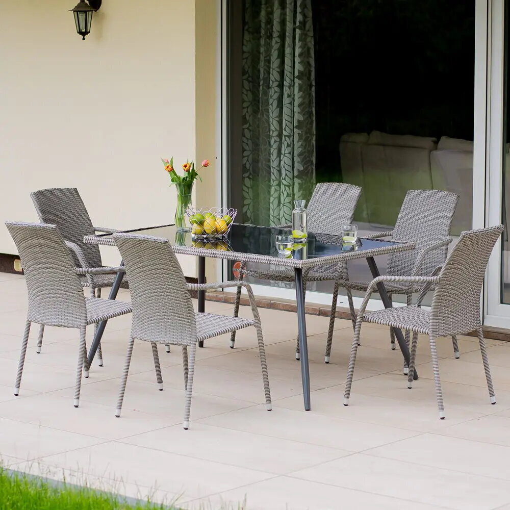 Laud Patio Lupus 150x90cm, hall hind ja info | Aialauad | kaup24.ee