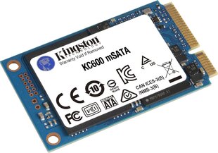 Kingston SKC600MS/512G hind ja info | Sisemised kõvakettad (HDD, SSD, Hybrid) | kaup24.ee