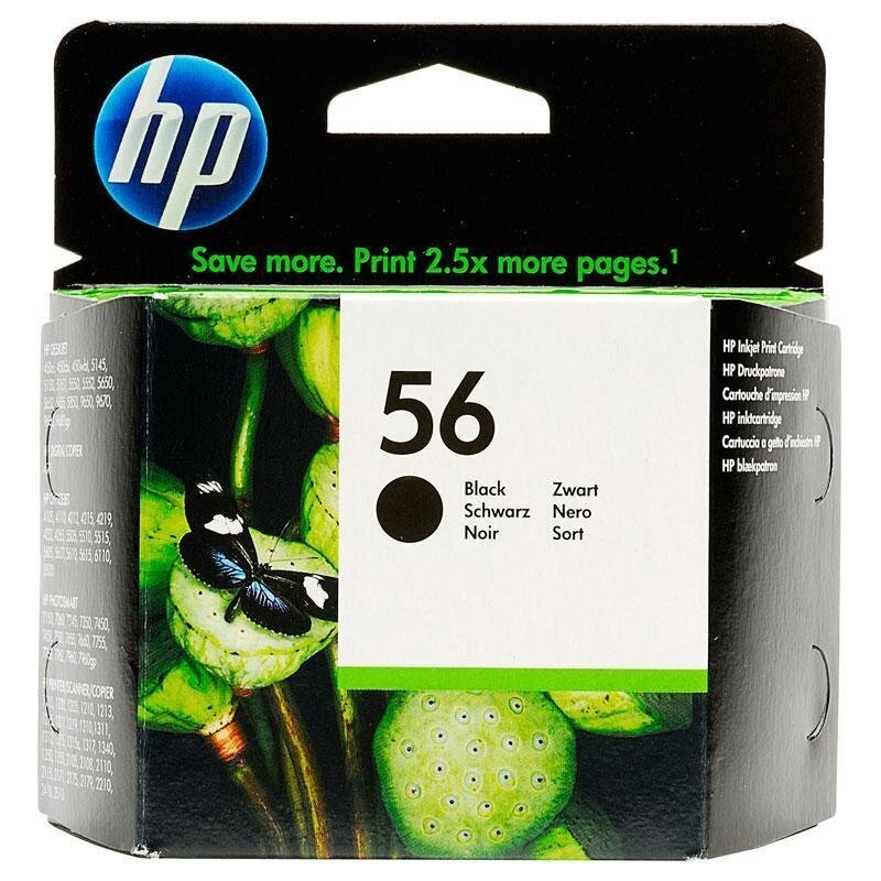 HP 56 ink black 19ml DJ5550 hind ja info | Tindiprinteri kassetid | kaup24.ee