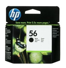 HP 56 ink black 19ml DJ5550 цена и информация | Картриджи для струйных принтеров | kaup24.ee