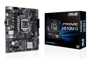 Asus Prime H510M-D цена и информация | Материнские платы	 | kaup24.ee