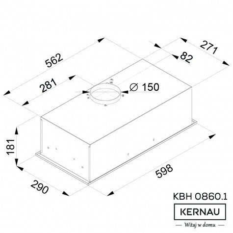 Kernau KBH 0860.1 B hind ja info | Õhupuhastid | kaup24.ee