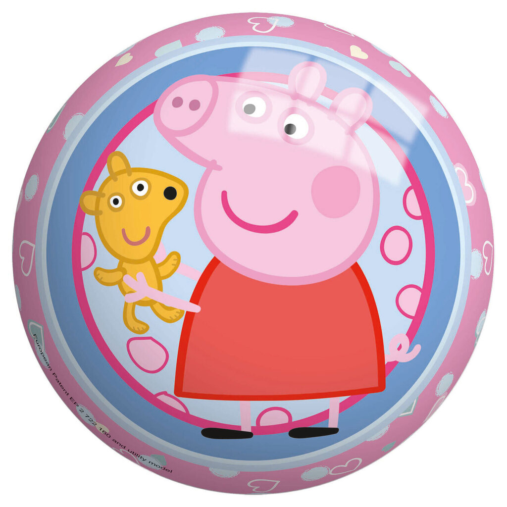 Pall John Põrsas Peppa (Peppa Pig), 130 mm, 50024 hind ja info | Mänguasjad (vesi, rand ja liiv) | kaup24.ee