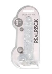 RealRock фаллоимитатор Realistic Dildo With Balls, 25 см цена и информация | Фаллоимитаторы | kaup24.ee