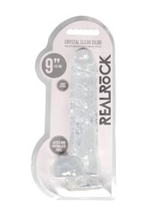 Peenise imitaator RealRock Realistic Dildo With Balls, 25 cm hind ja info | Dildod | kaup24.ee