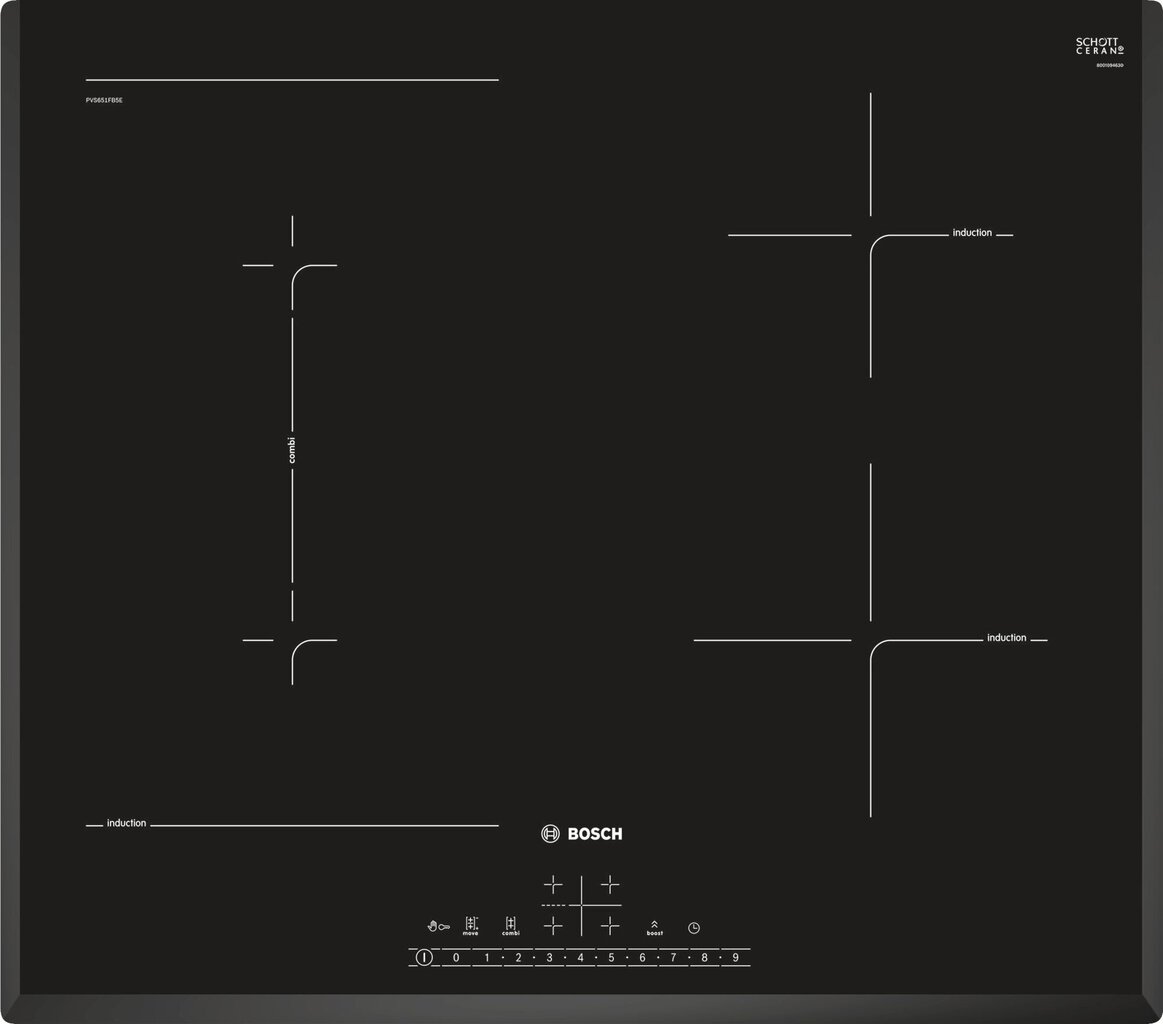 Bosch PVS651FB5E hind ja info | Pliidiplaadid | kaup24.ee
