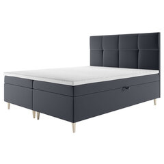 Кровать Selsey Sclarea 160x200 см, темно-серая цена и информация | Кровати | kaup24.ee