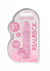Фаллоимитатор Realrock Realistic Dildo With Balls, розовый цена и информация | Фаллоимитаторы | kaup24.ee