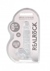 Peenise imitaator RealRock Realistic Dildo With Balls, 17 cm hind ja info | Dildod | kaup24.ee