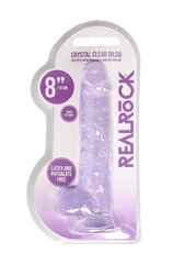 RealRock фаллоимитатор Realistic Dildo With Balls, 21 см цена и информация | Фаллоимитаторы | kaup24.ee