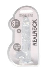 Peenise imitaator RealRock Realistic Dildo With Balls, 21 cm hind ja info | Dildod | kaup24.ee