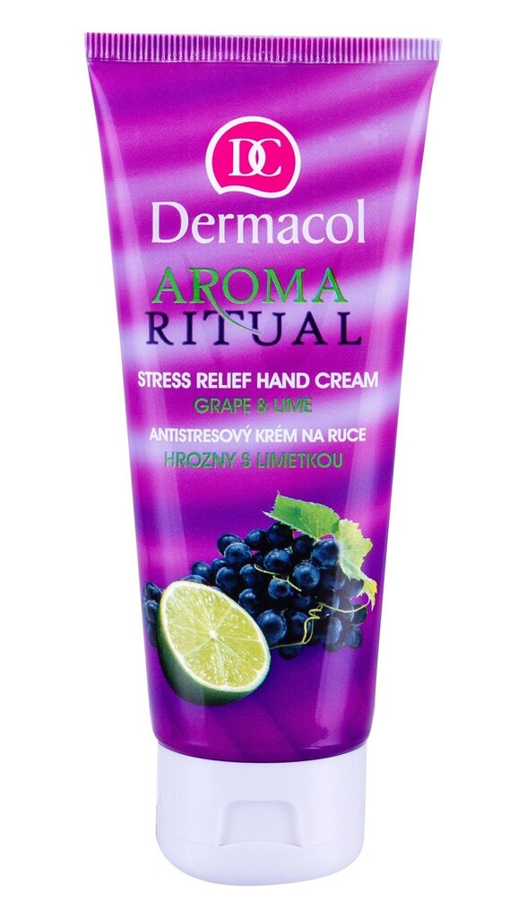 Kätekreem Dermacol Aroma Ritual Grape & Lime 100 ml цена и информация | Kehakreemid, losjoonid | kaup24.ee