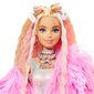 Barbie nukk roosa kasukaga цена и информация | Tüdrukute mänguasjad | kaup24.ee