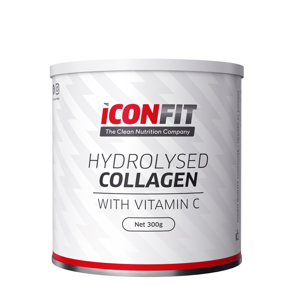 Iconfit Kollageen + Vitamiin C (Nahk, Küüned, Juuksed) 300 g hind ja info | Vitamiinid, toidulisandid, preparaadid tervise heaoluks | kaup24.ee