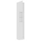 vidaXL pesumasinakapp, valge, 32 x 25,5 x 190 cm, puitlaastplaat hind ja info | Vannitoakapid | kaup24.ee