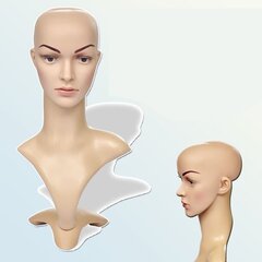 Манекен «Женская голова», 51 см. цена и информация | Аксессуары для волос | kaup24.ee