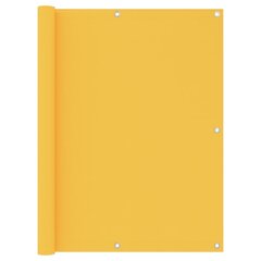 vidaXl rõdusirm, kollane, 120 x 500 cm, oxford-kangas hind ja info | Päikesevarjud, markiisid ja alused | kaup24.ee