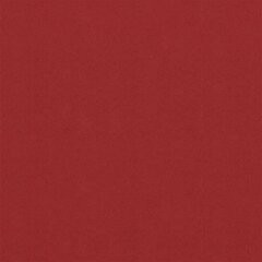 vidaXl rõdusirm, punane, 120 x 500 cm, oxford-kangas hind ja info | Päikesevarjud, markiisid ja alused | kaup24.ee