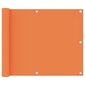 vidaXl rõdusirm, oranž, 75 x 500 cm, oxford-kangas hind ja info | Päikesevarjud, markiisid ja alused | kaup24.ee