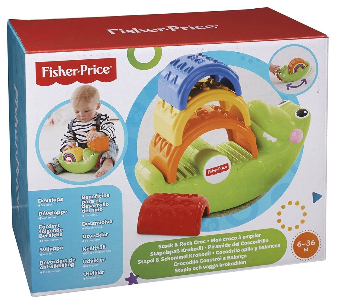 Krokodill vormidega Fisher price, CDC48 hind ja info | Imikute mänguasjad | kaup24.ee