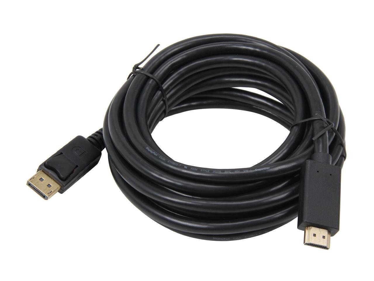 DisplayPort to HDMI kaabel Hallo v1.2 1.8m hind ja info | Kaablid ja juhtmed | kaup24.ee