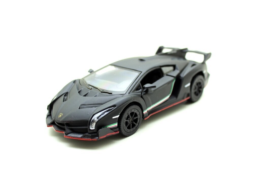 Mudelauto Kinsmart "5" Matte Lamborghini Veneno hind ja info | Poiste mänguasjad | kaup24.ee