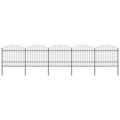 vidaXl aed teravatipuline, teras, (1,5–1,75) x 8,5 m, must hind ja info | Aiad ja tarvikud | kaup24.ee