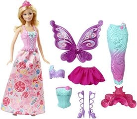 Nukk Barbie printsess "Vaheta ja sobita", DHC39 hind ja info | Tüdrukute mänguasjad | kaup24.ee
