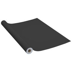 vidaXL iseliimuv mööblikile, must, 500 x 90 cm, PVC hind ja info | Fotokleebis | kaup24.ee