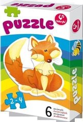 Puzzle loomad (6 erinevat) hind ja info | Pusled | kaup24.ee