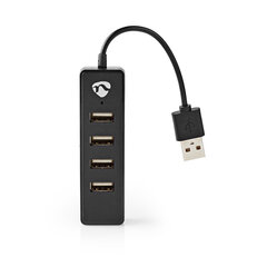 Концентратор с 4 портами USB, USB 2.0 цена и информация | Адаптер Aten Video Splitter 2 port 450MHz | kaup24.ee