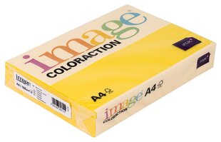 Цветная бумага A4 160г IC 56 рапс, желтая, 250 листов цена и информация | Тетради и бумажные товары | kaup24.ee