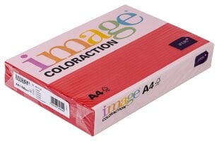 Värviline paber A4 160g IC 28, punane, 250 lehte цена и информация | Тетради и бумажные товары | kaup24.ee