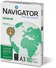 Koopiapaber A3/80g/500 Navigaator цена и информация | Тетради и бумажные товары | kaup24.ee