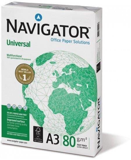 Koopiapaber A3/80g/500 Navigaator цена и информация | Vihikud, märkmikud ja paberikaubad | kaup24.ee