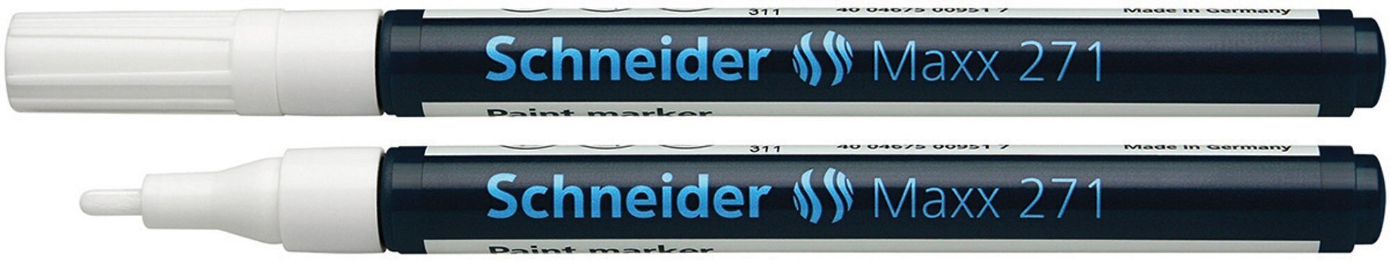 Õlimarker Schneider Maxx 271 valge цена и информация | Kirjutusvahendid | kaup24.ee