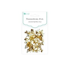 Metallist kuldsed kellukesed Mix, 30 tk hind ja info | Ehete valmistamine, helmestamine | kaup24.ee