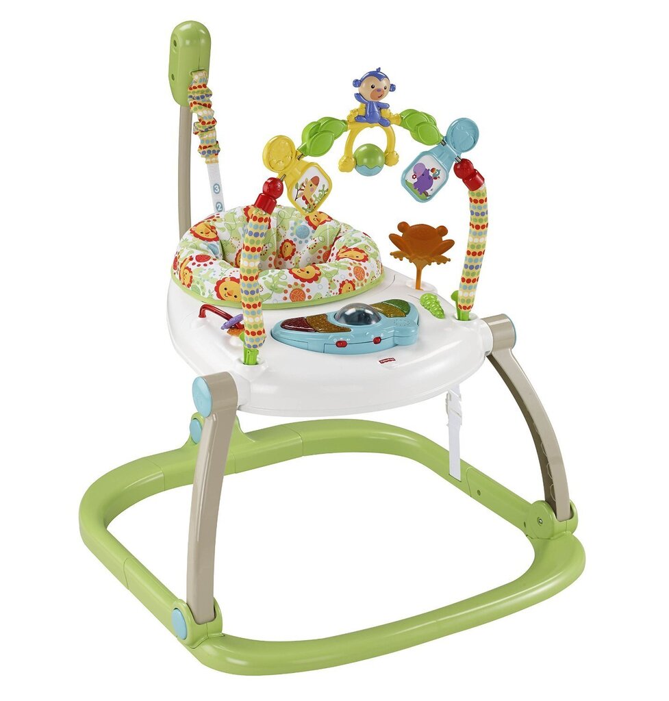 Hüppetool Fisher Price Rainforest, CHN38 hind ja info | Beebi lamamistoolid | kaup24.ee