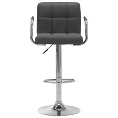 Барные стулья, 2 шт., серые цена и информация | Стулья для кухни и столовой | kaup24.ee