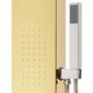vidaXL dušipaneeli süsteem, roostevaba teras 201, kuldne hind ja info | Komplektid ja dušipaneelid | kaup24.ee