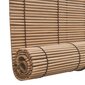 vidaXL bambusrulood 2 tk pruun 120 x 220 cm hind ja info | Voldikkardinad | kaup24.ee
