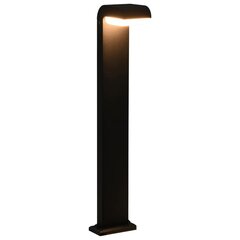 vidaXL õue LED-lamp 9 W, must, ovaalne hind ja info | Aia- ja õuevalgustid | kaup24.ee